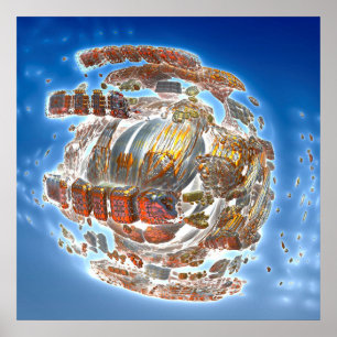 Poster Desintegração de Espaços