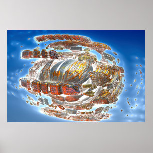 Poster Desintegração de Espaços