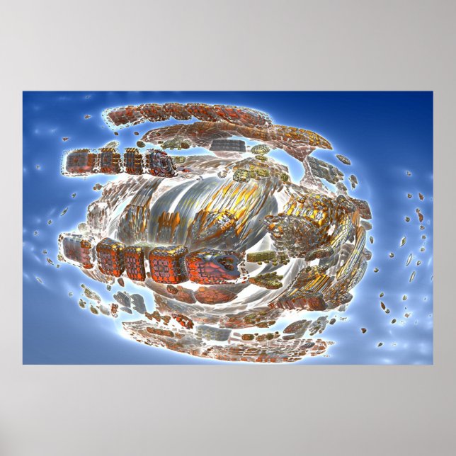 Poster Desintegração de Espaços (Frente)