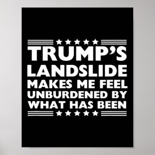 Poster Deslizamento De Trump Descarregado Pelo Que Foi 20