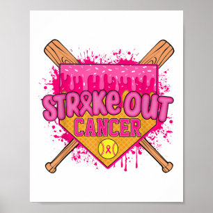 Poster Desmarque a Hom do Softball do Guerreiro do Cancer