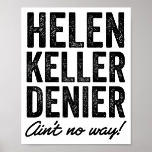 Poster Desmentidor de Helen Keller Não é Nada Engraçado M
