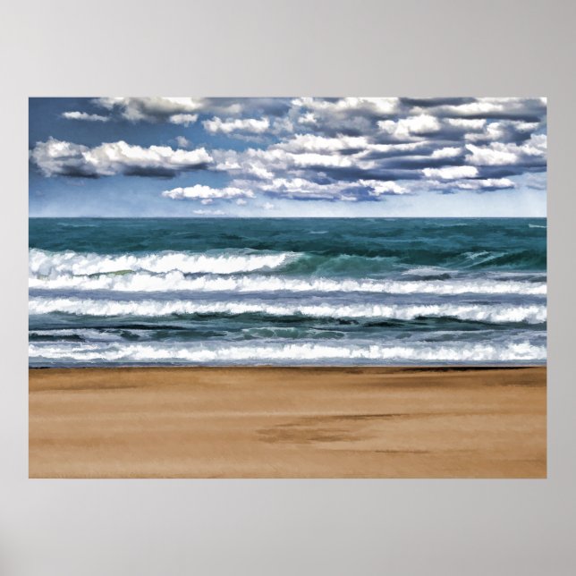 Pôster Desolar Dia da Praia (Frente)