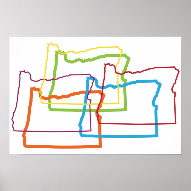 Poster desordem do orgulho de oregon (Frente)