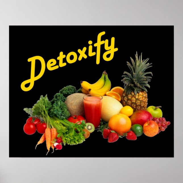 Poster Desoxifique Frutas e vegetais (Frente)