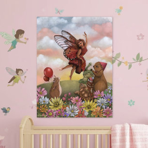 Poster Despedida Caprichosa das Fadas das Flores Silvestr