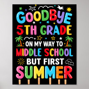 Poster Despedida da Formatura da 5ª Série para o Ensino M