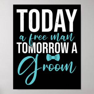 Poster Despedida De Solteiro Amanhã Um Grupo