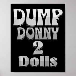 Poster Despejar Donny 2 Bonecas Duas Bonecas Tarifa Trump