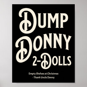 Poster Despejar Donny 2 Bonecas Duas Bonecas Trump Tarifa
