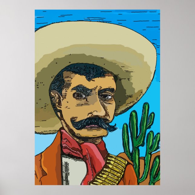 Poster Desperado no Deserto (Frente)