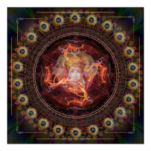 Pôster Despertar divino com o poder de Gayatri