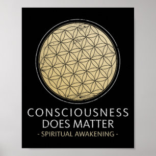 Poster Despertar Espiritual Consciência Faz Problema Yoga
