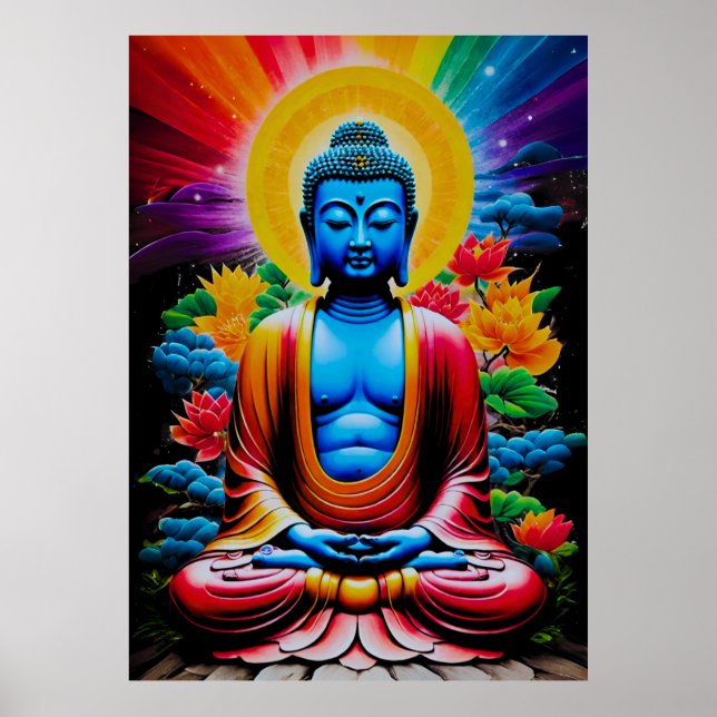 Poster Despertar Luminoso de Buda (Frente)