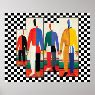 Poster Desportistas (Remix) por Kazimir Malevich