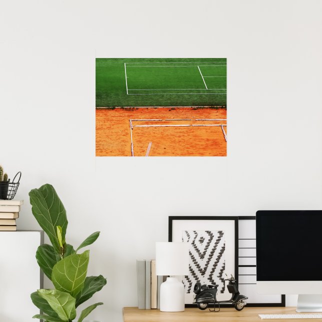 Poster desporto e cor (Escritório em casa)
