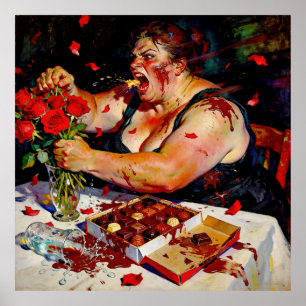 Poster Desprezo por Rosas Vermelhas – Um Retrato de Raiva