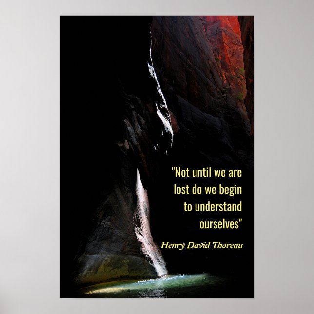 Pôster Destaque sobre a Água com Cotação (Frente)