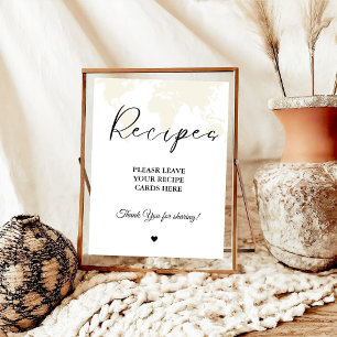 Poster Destino Deixe seu Chá de panela de Receita