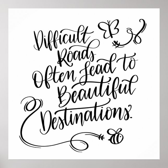 Pôster Destinos Bonitos (Frente)