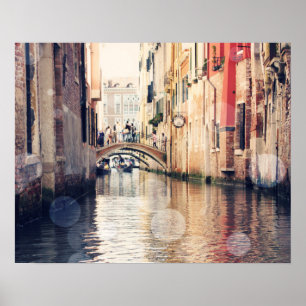 Pôster Destinos Fotografia de Venice Gondolas