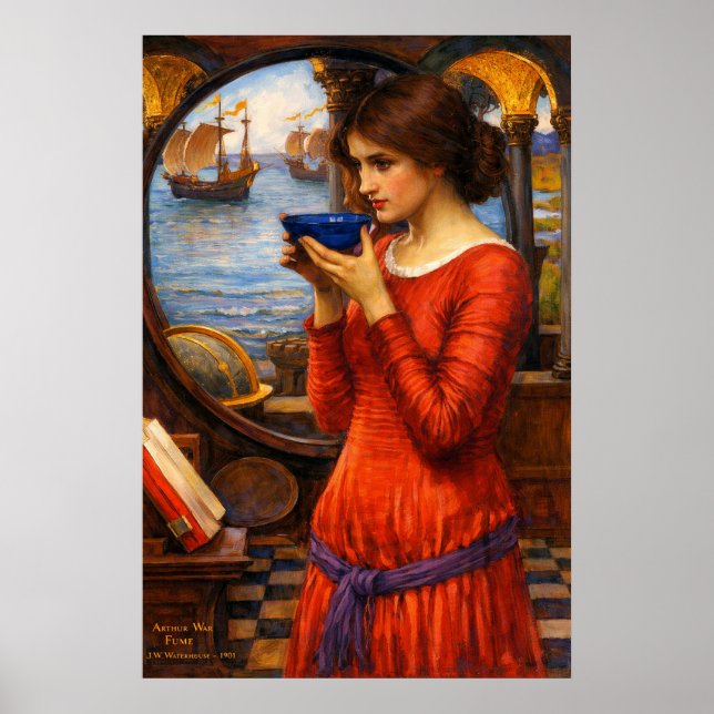 Poster Destiny by John William Waterhouse (Frente)