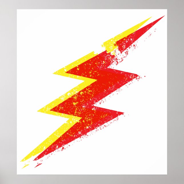 Pôster Destroyed lightning bolt (Frente)