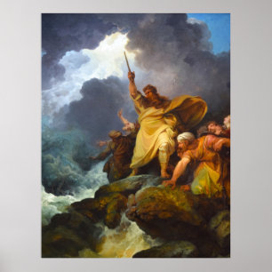 Poster Destruição do Exército do Faraó (1792)