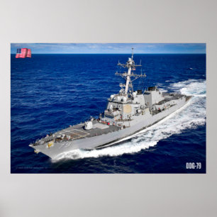 POSTER DESTRUIDOR MÍSICO GUIADO - DDG-79