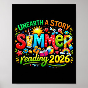 Poster Desvendar uma história verão 2026 programa de leit