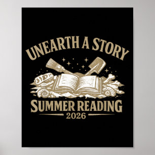 Poster Desvendar uma história verão leitura 2026 design d