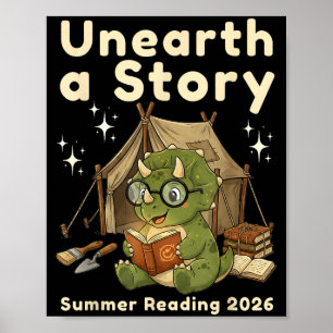 Poster Desvendar uma história verão leitura 2026 tricerat