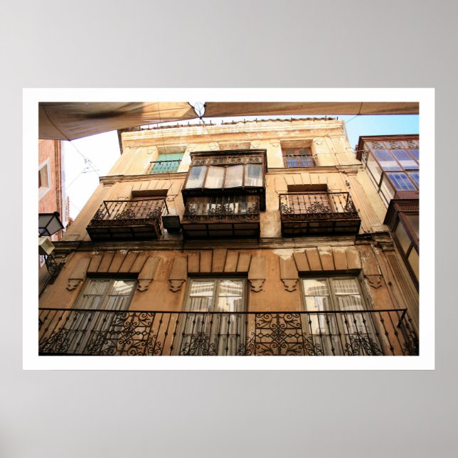 Pôster Detalhe da arquitetura Toledano (Frente)