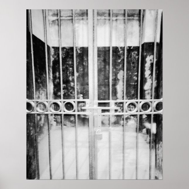 Pôster Detalhe da Célula Penitenciária de Hanoi Vietnam (Frente)