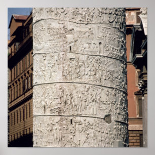 Pôster Detalhe da coluna de Trajan