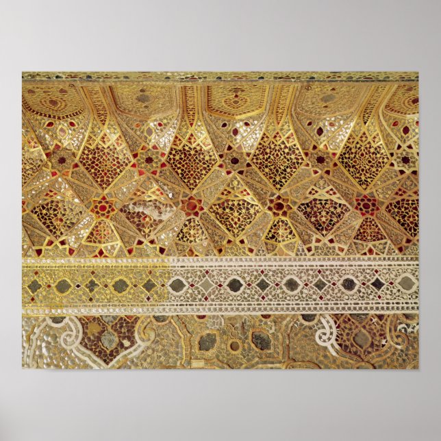 Pôster Detalhe da Galeria de Espelhos (Frente)