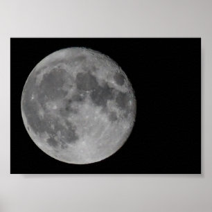 Poster Detalhe da Lua Cheia