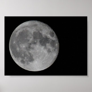 Poster Detalhe da Lua Cheia