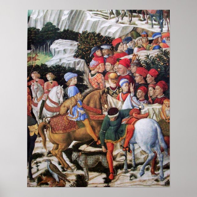 Pôster Detalhe da procissão do Magus Melchior (Frente)