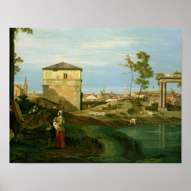 Poster Detalhe de "Capriccio com Motifs de Pádua" (Frente)