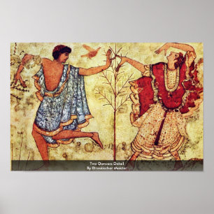 Poster Detalhe de dois dançarinos por Etruskischer