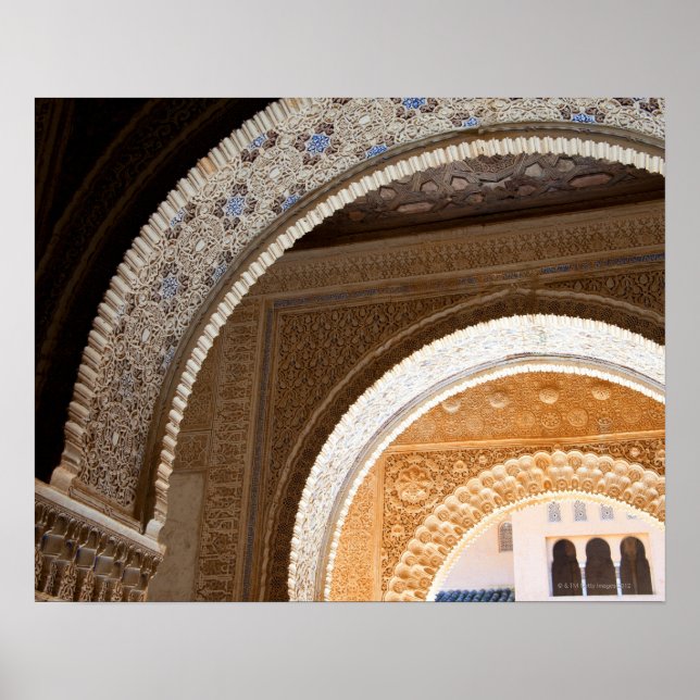 Pôster Detalhe de uma série de arquiteturas de ornamentad (Frente)