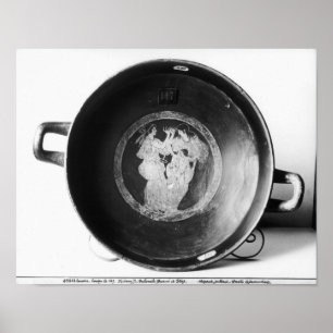 Pôster Detalhe de vermelho-figura kylix do sótão