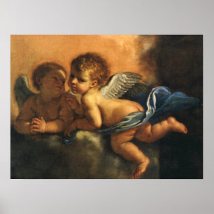 Pôster Detalhe do anjo, Santos do Patrão de Modena por G