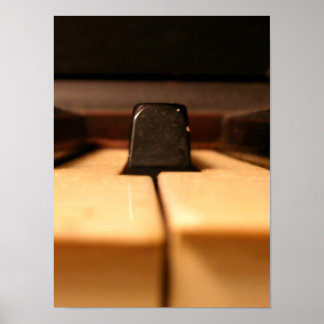 Pôster Detalhe do Piano