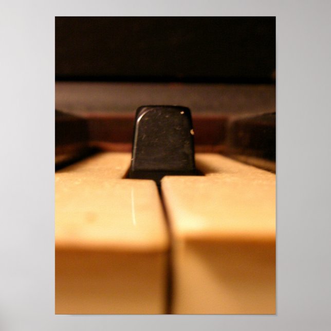Pôster Detalhe do Piano (Frente)