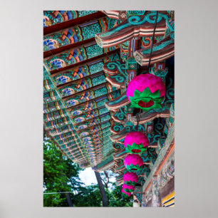 Poster Detalhe do Teto Coreano