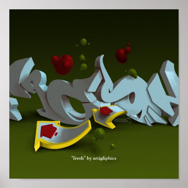 Pôster Detalhe "FRESH" (Frente)
