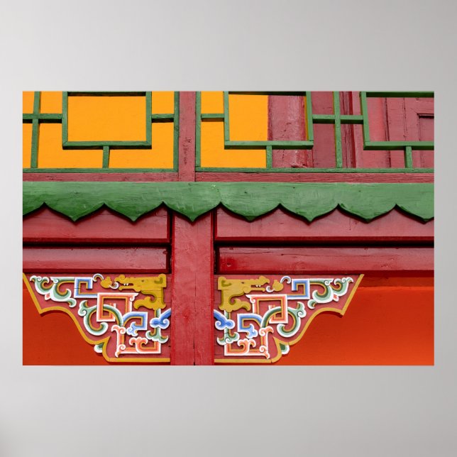 Poster Detalhe Monastary Building (Frente)