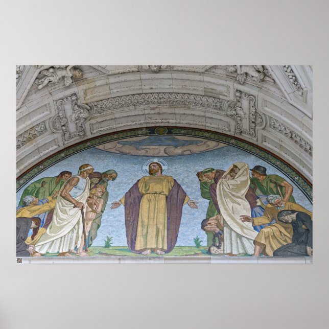 Poster Detalhes da Catedral de Berlim (Frente)